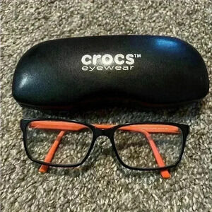 Crocs Eyewear Mod CF3116 COL.20OE 15 D 15 138 Black/Orange Eyeglasses With Case